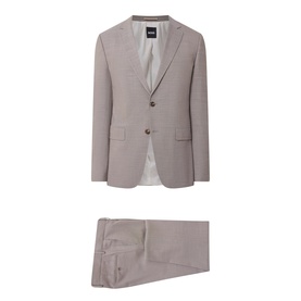 Structured Single-Breasted Two-Piece Suit