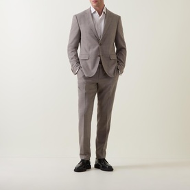 Structured Single-Breasted Two-Piece Suit