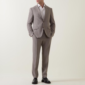 Structured Single-Breasted Two-Piece Suit