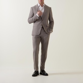 Structured Single-Breasted Two-Piece Suit