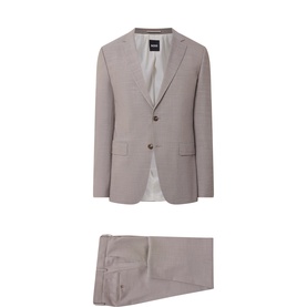 Structured Single-Breasted Two-Piece Suit