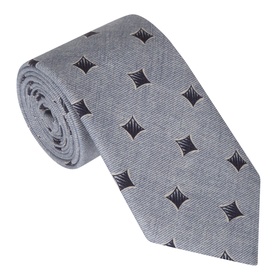 Micro Diamond Patterned Tie