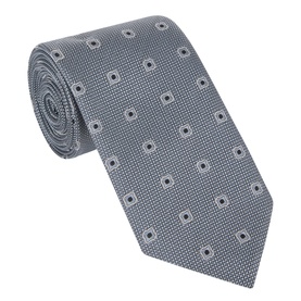 Micro Pattern Silk Tie