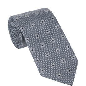Micro Pattern Silk Tie