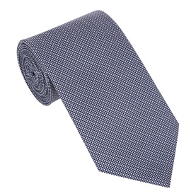 Grid Silk Tie