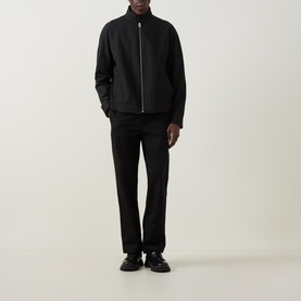 Keyn Pinstripe Bomber Jacket