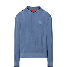 Spowle Crest Logo Tonal Striped Sweater