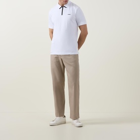 Dalomino Logo Zip Polo Shirt