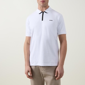 Dalomino Logo Zip Polo Shirt
