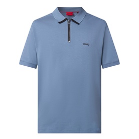 Dalomino Half-Zip Logo Polo Shirt