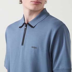 Dalomino Half-Zip Logo Polo Shirt