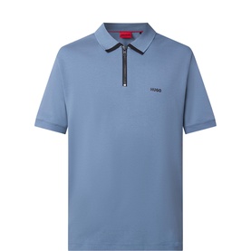 Dalomino Half-Zip Logo Polo Shirt