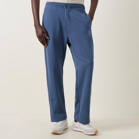 Davro Logo Tonal Stripe Sweatpants