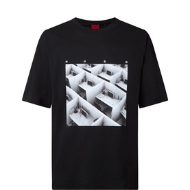 Dodger Logo Office Graphic T-Shirt