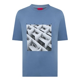 Dodger Logo Office Graphic T-Shirt