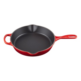 Signature Cast Iron Round Deep Skillet with Metal Handle 26cm