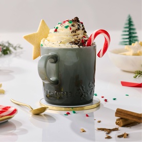 Stoneware Holly Mug 350ml