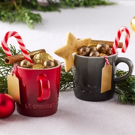 Stoneware Holly Cappuccino Mug 200ml