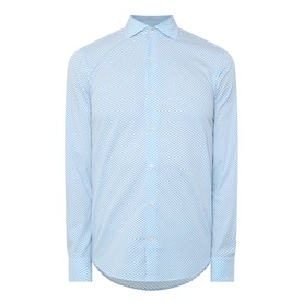 Geometric Single Cuff Formal Shirt