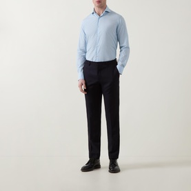 Geometric Single Cuff Formal Shirt