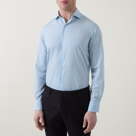 Geometric Single Cuff Formal Shirt