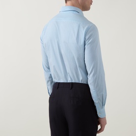 Geometric Single Cuff Formal Shirt