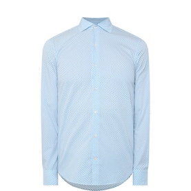 Geometric Single Cuff Formal Shirt