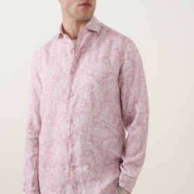 Paisley Single Cuff Casual Shirt