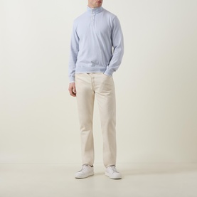 Half-Button Casual Sweatshirt