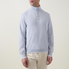 Half-Button Casual Sweatshirt