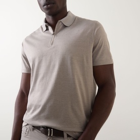 Zip Polo Shirt