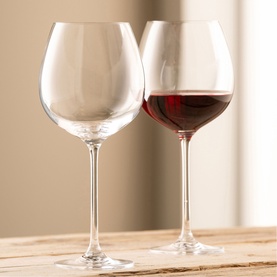Solus Glass Goblet, Set of Two