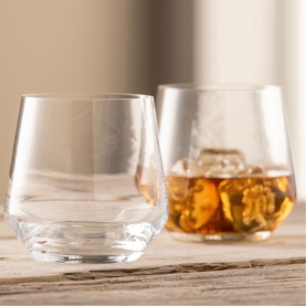Solus Glass Tumbler, Set of Two