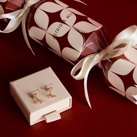 Four-Pack Stud Earrings Cracker Set