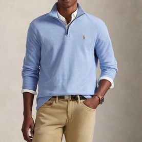 Polo Player Logo Half-Zip Sweatshirt