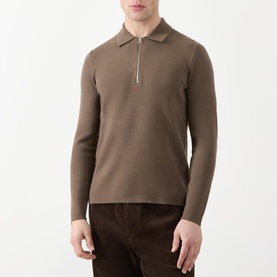 Guna Half-Zip Fine Knit Sweater