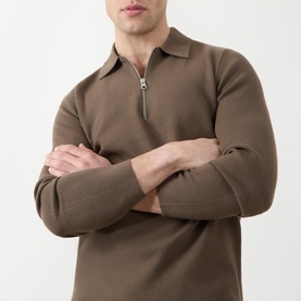Guna Half-Zip Fine Knit Sweater