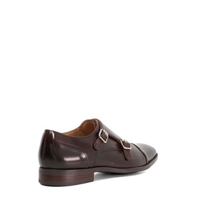 Satchin 2 Leather Double Buckle Monk Shoes