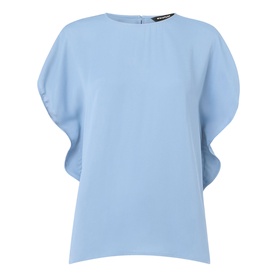 Split Hem Keyhole Top