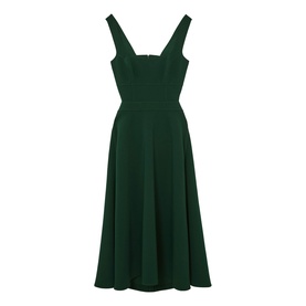 Dina Cut-Out Twill Dress