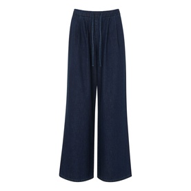 Pleated Wide Leg Trousers