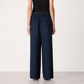 Pleated Wide Leg Trousers