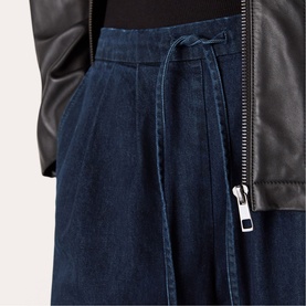 Pleated Wide Leg Trousers