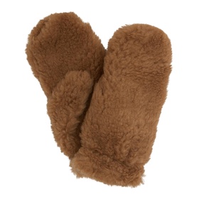 Faux Teddy Gloves
