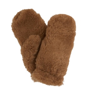 Faux Teddy Gloves