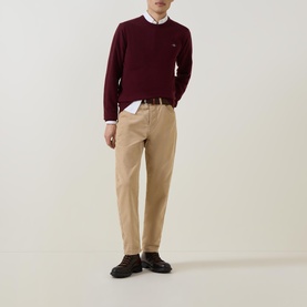 Shield Logo Fine Knit Sweater