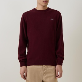 Shield Logo Fine Knit Sweater