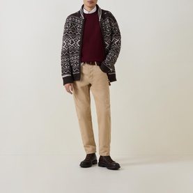 Shield Logo Fine Knit Sweater
