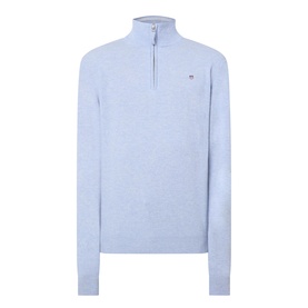 Shield Logo Half-Zip Sweater