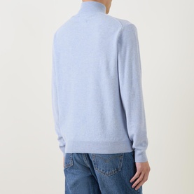Shield Logo Half-Zip Sweater